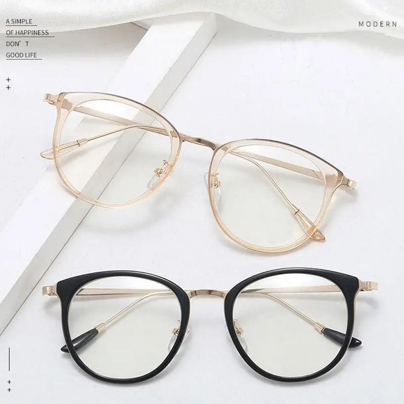 Unisex Round Full Rim Acetate Prescription Glasses 9237 — view 2 | Rx Spectacle