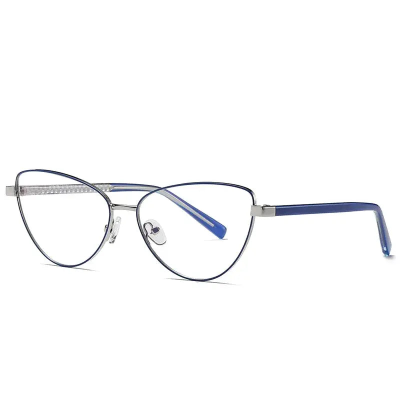 Women's Cat Eye Full Rim TR90 Prescription Glasses 3006 — view 10 | Rx Spectacle
