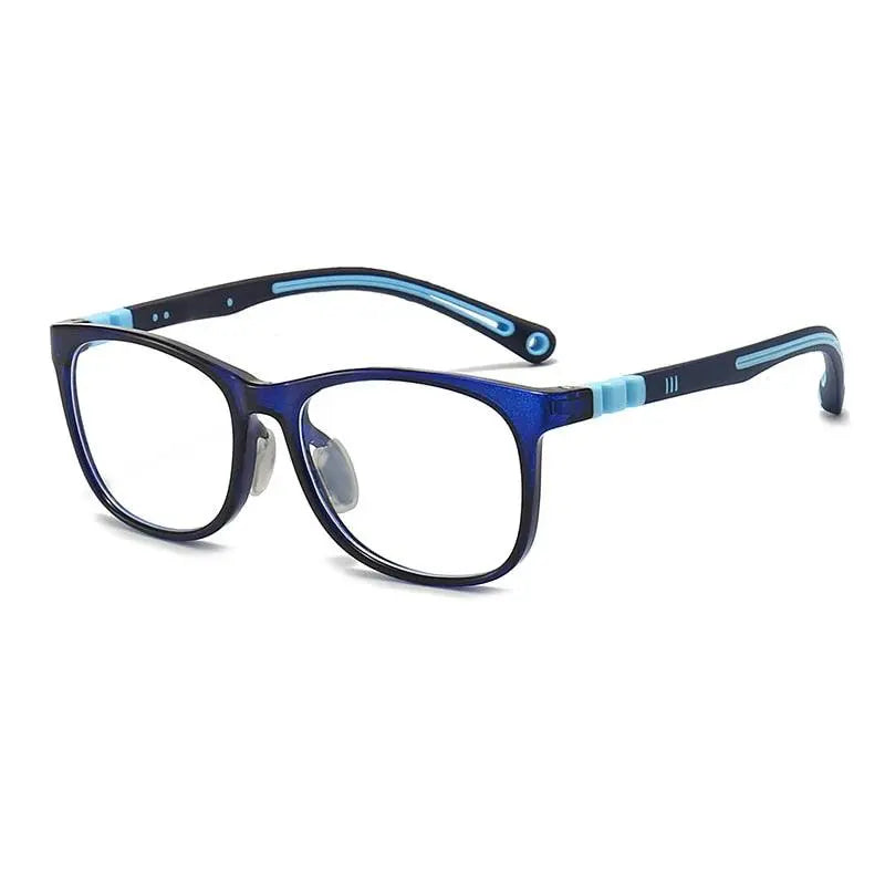 Unisex Square Full Rim Titanium Prescription Glasses Trd105 — view 7 | Rx Spectacle