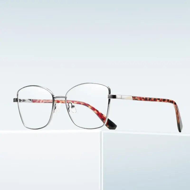 Unisex Square Full Rim Alloy Prescription Glasses 3010 — view 1 | Rx Spectacle