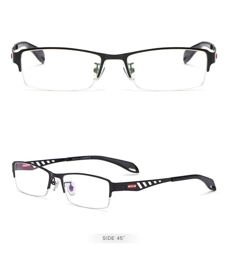 Unisex Semi-Rimless TR90 Prescription Glasses Xs505 — view 13 | Rx Spectacle