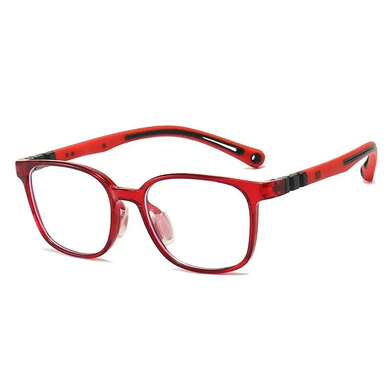 Unisex Square Full Rim Titanium Prescription Glasses Trd101 — view 2 | Rx Spectacle