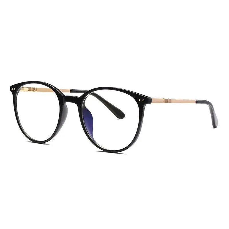 Women's Round Full Rim TR90 Prescription Glasses 2055 — view 2 | Rx Spectacle