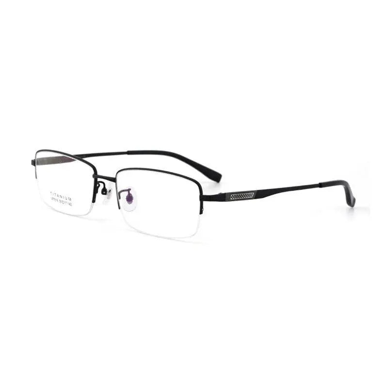 Men's Full Rim Titanium Prescription Glasses Lr7818 — view 4 | Rx Spectacle