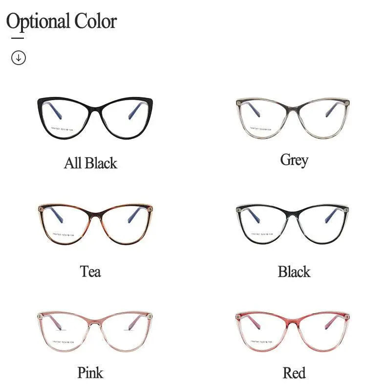 Cat Eye Full Rim TR90 Prescription Glasses 7001 — view 15 | Rx Spectacle