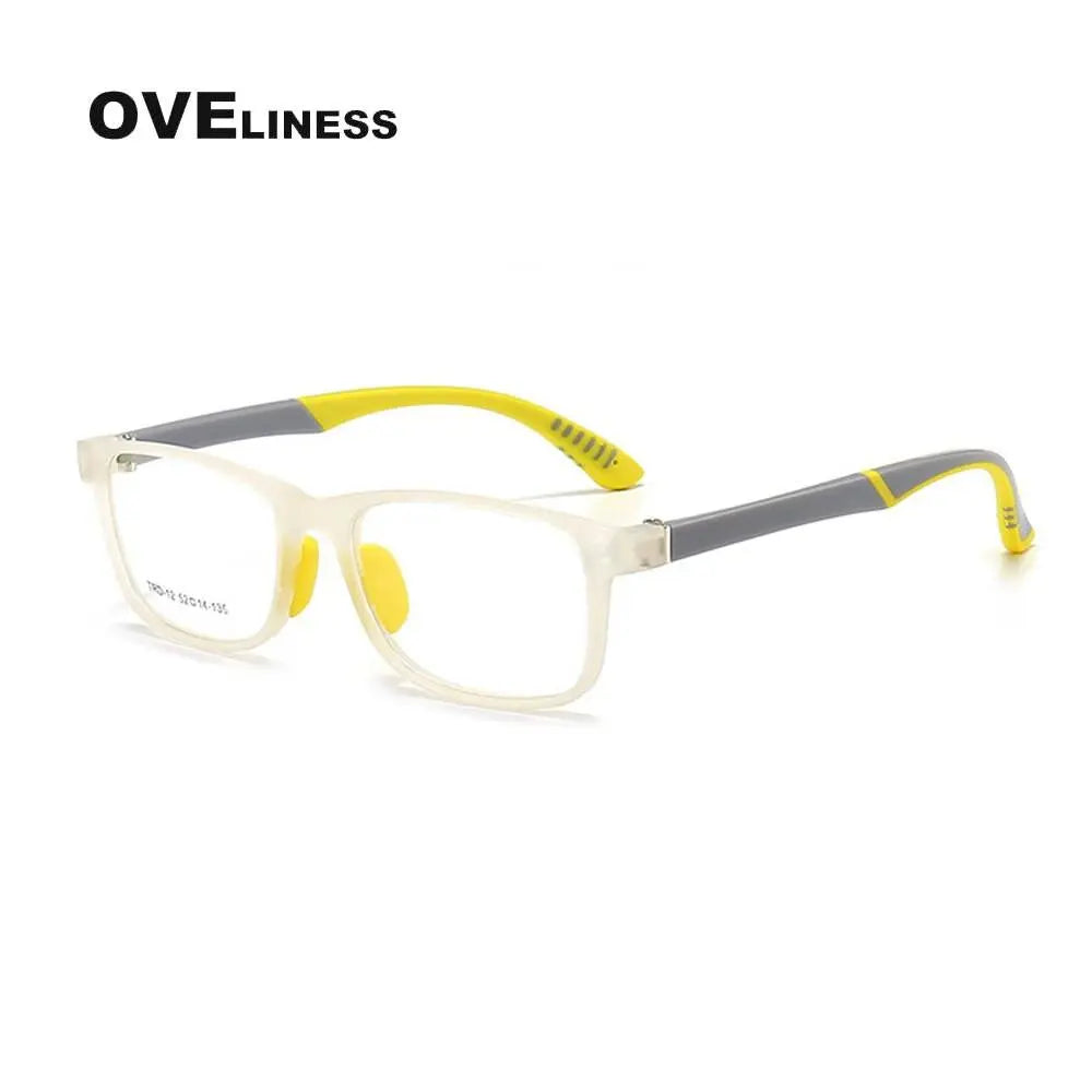 Unisex Square Full Rim Titanium Prescription Glasses Oltrd12p — view 6 | Rx Spectacle