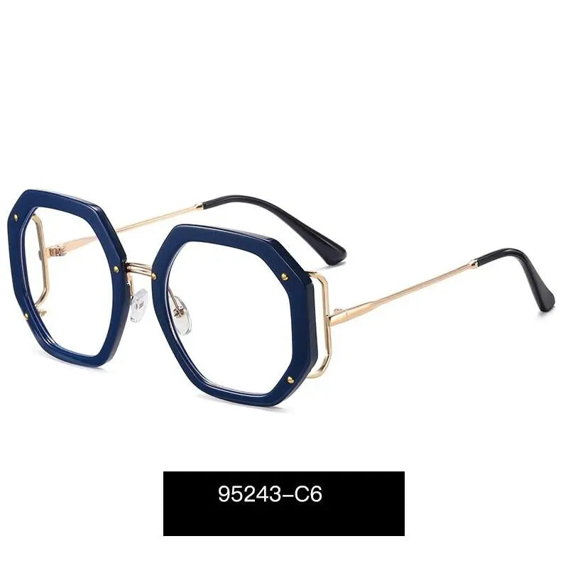 Women's Polygon Full Rim TR90 Prescription Glasses 95243 — view 2 | Rx Spectacle