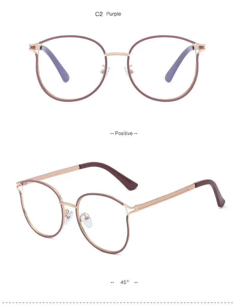 Women's Cat Eye Full Rim TR90 Prescription Glasses 95785 — view 14 | Rx Spectacle
