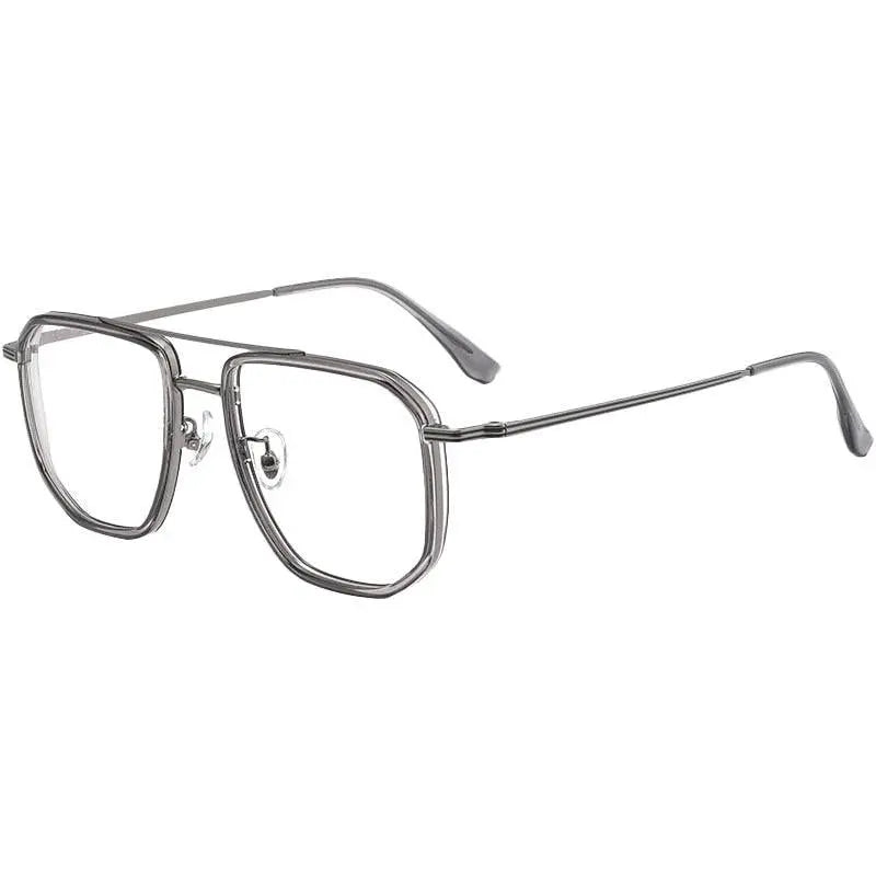 Men's Full Rim Titanium Prescription Glasses 2216yj — view 3 | Rx Spectacle