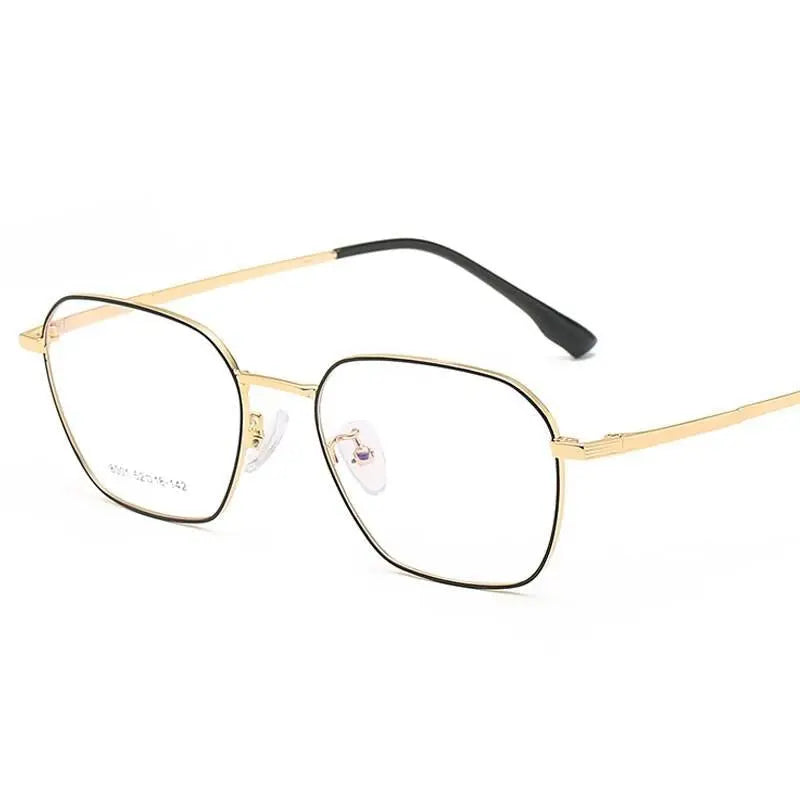 Unisex Square Full Rim Alloy Prescription Glasses 8001 — view 5 | Rx Spectacle