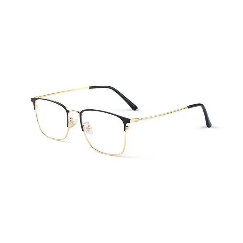 Women's Square Full Rim Alloy Prescription Glasses 80165 — view 3 | Rx Spectacle