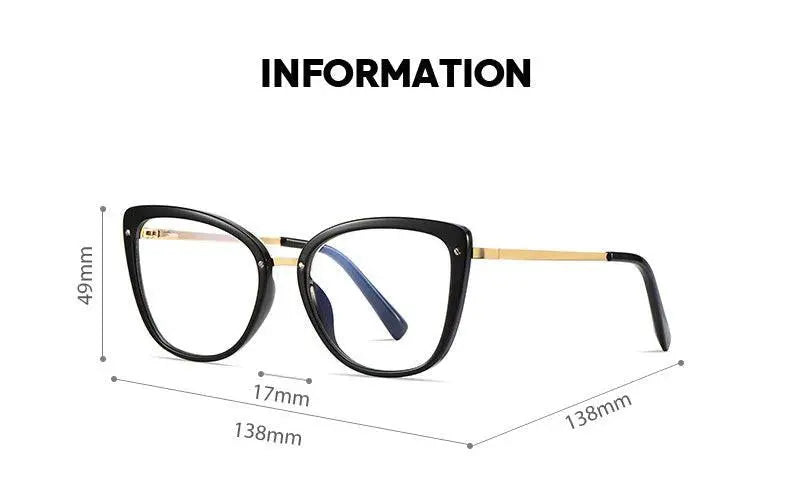 Women's Square Full Rim TR90 Prescription Glasses 2076 — view 14 | Rx Spectacle