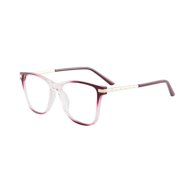 Women's Square Full Rim TR90 Prescription Glasses 7039 — view 6 | Rx Spectacle