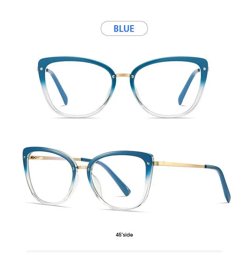 Women's Square Full Rim TR90 Prescription Glasses 2076 — view 20 | Rx Spectacle