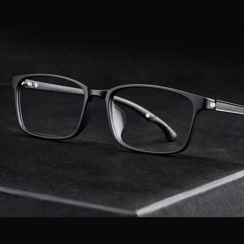 Men's Square Full Rim Acetate Prescription Glasses 5106 — view 9 | Rx Spectacle