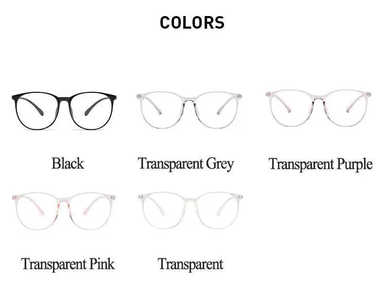Unisex Round Full Rim TR90 Prescription Glasses 5703 — view 13 | Rx Spectacle