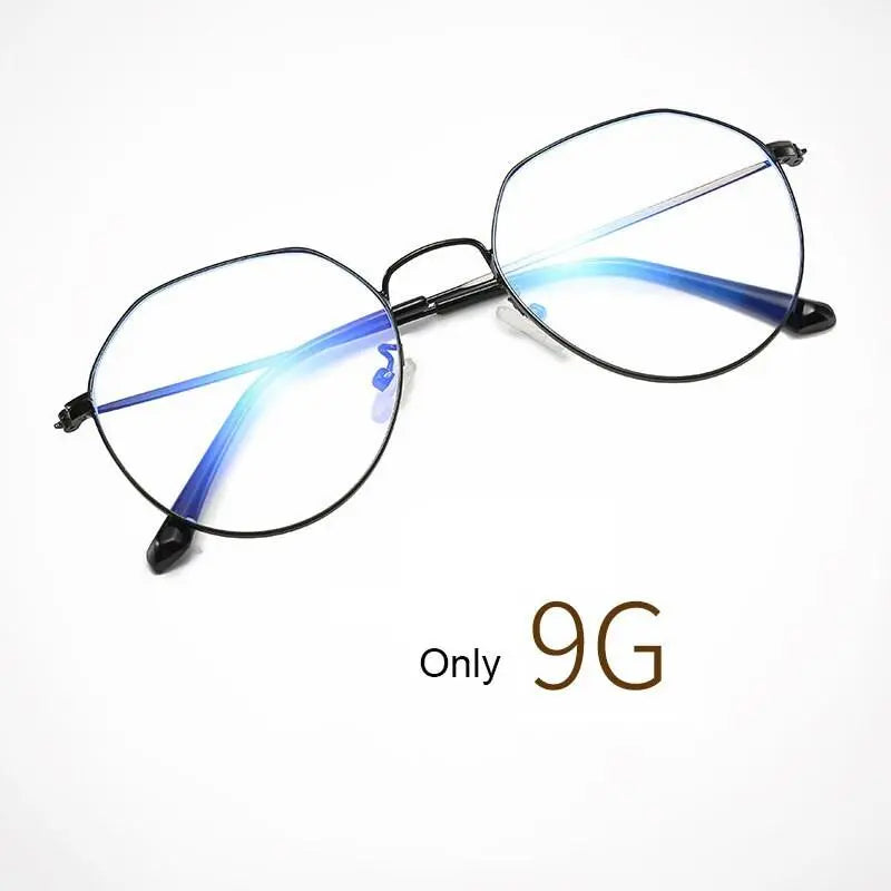 Unisex Round Full Rim Alloy Prescription Glasses 66030 — view 4 | Rx Spectacle