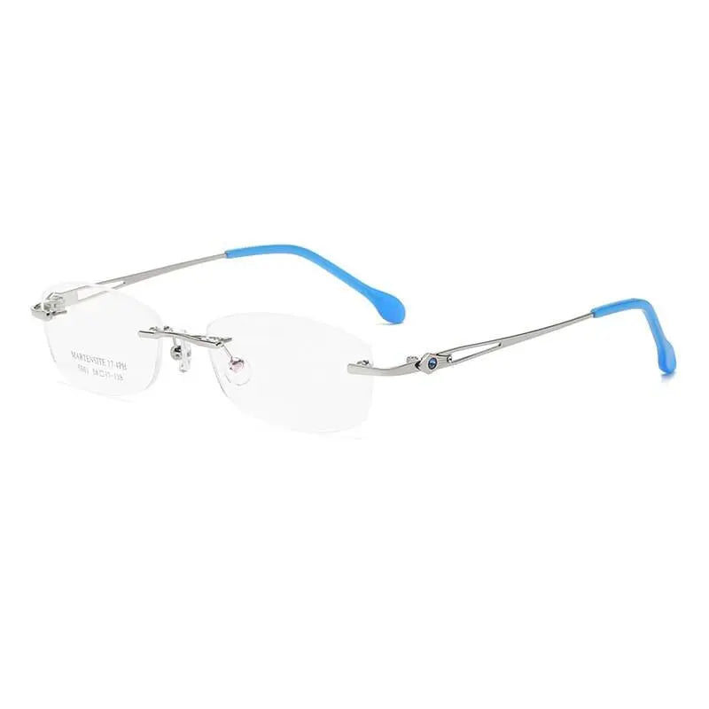 Women's Rimless Titanium Prescription Glasses 5901 — view 13 | Rx Spectacle