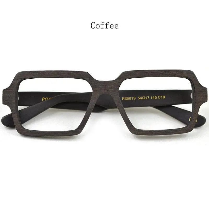 Unisex Square Full Rim Acetate Oversized Prescription Glasses Ps9019 — view 8 | Rx Spectacle