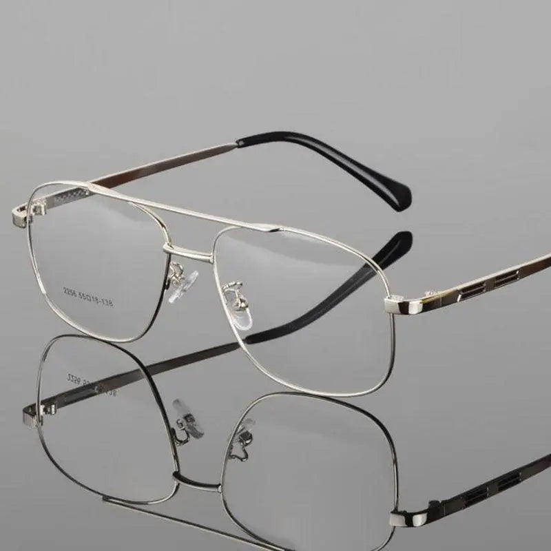 Unisex Round Full Rim Alloy Prescription Glasses 2256 — view 10 | Rx Spectacle