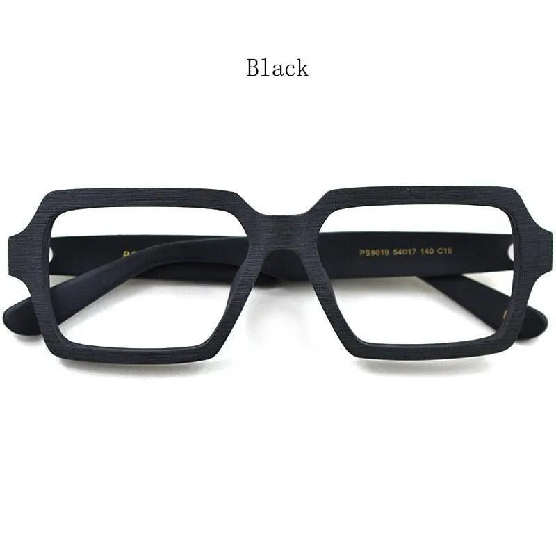 Unisex Square Full Rim Acetate Oversized Prescription Glasses Ps9019 — view 3 | Rx Spectacle
