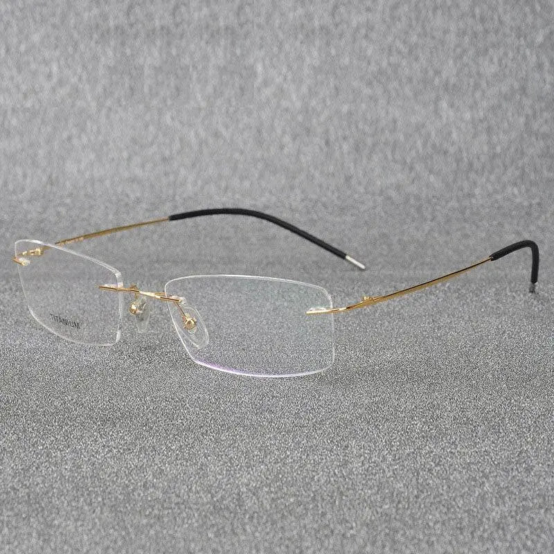 Rimless Titanium Prescription Glasses — view 5 | Rx Spectacle