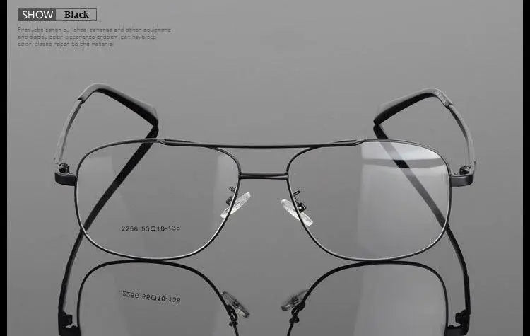 Unisex Round Full Rim Alloy Prescription Glasses 2256 — view 14 | Rx Spectacle