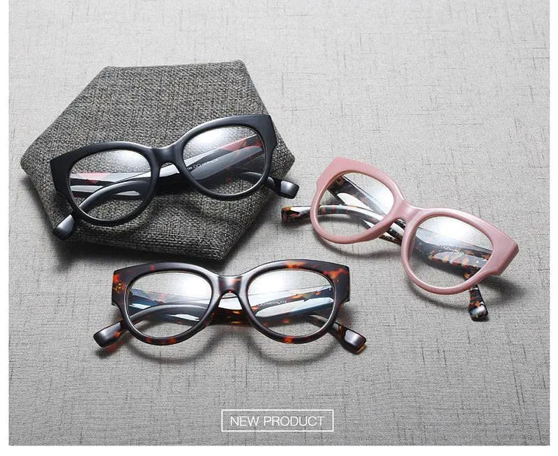 Women's Cat Eye Full Rim Acetate Prescription Glasses 92161 — view 12 | Rx Spectacle