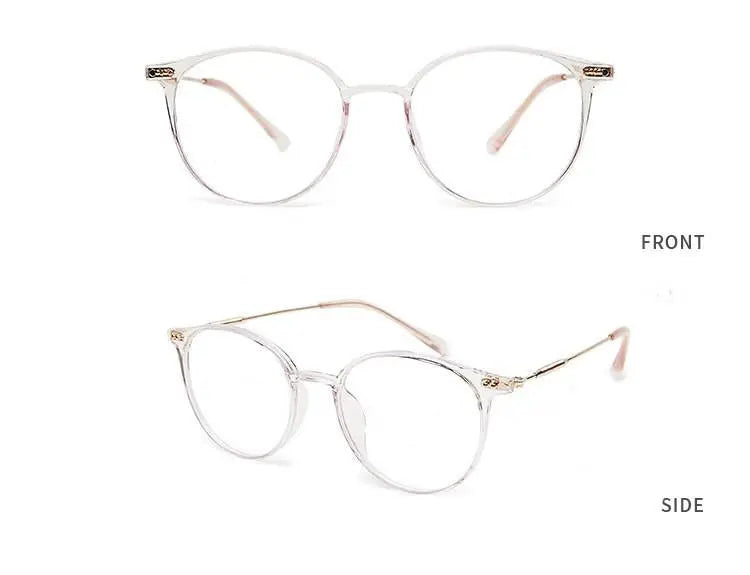Unisex Round Full Rim Acetate Prescription Glasses — view 23 | Rx Spectacle