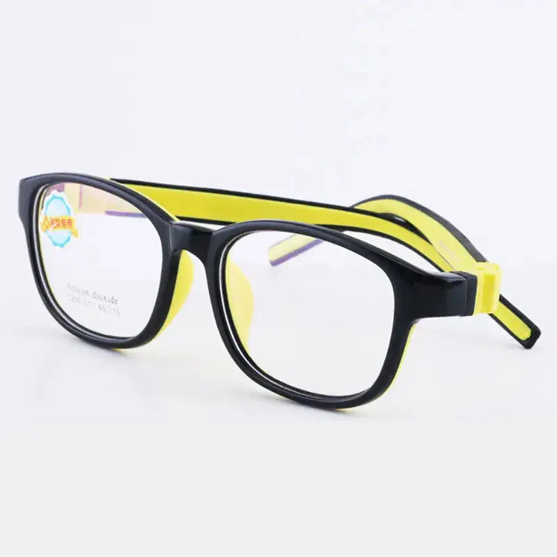 Unisex Square Full Rim TR90 Prescription Glasses 12559 — view 6 | Rx Spectacle