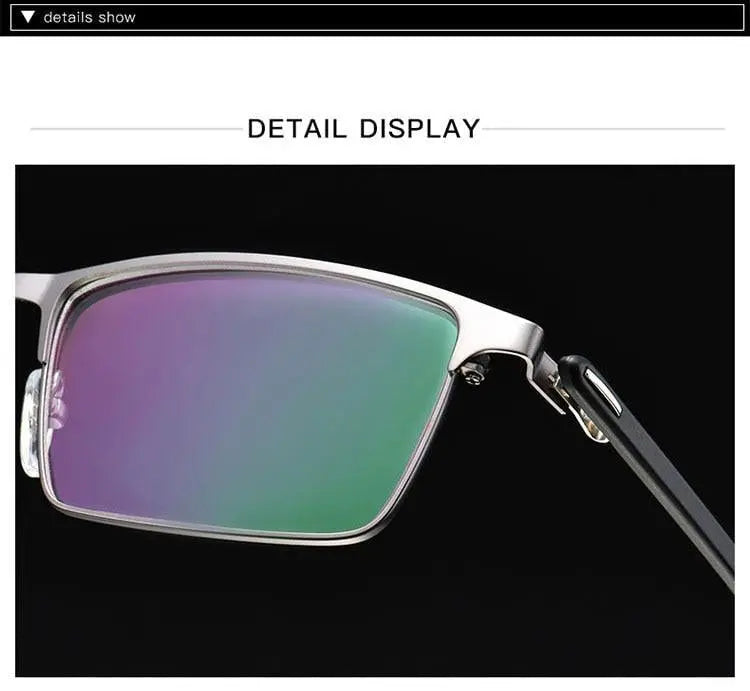 Men's Full Rim Alloy Prescription Glasses P9960 — view 24 | Rx Spectacle