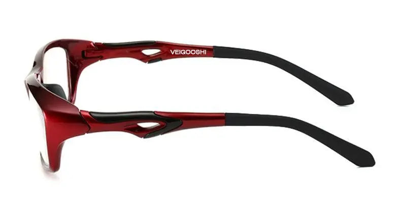 Men's Square Full Rim Titanium Sports Glasses Tr8021 — view 23 | Rx Spectacle