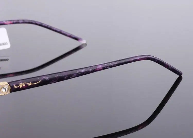 Unisex Rectangular Rimless Titanium Prescription Glasses 88005 — view 15 | Rx Spectacle