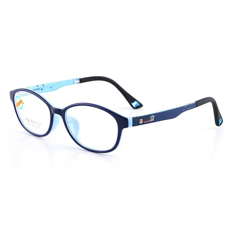 Unisex Oval Full Rim TR90 Prescription Glasses 56914 — view 3 | Rx Spectacle