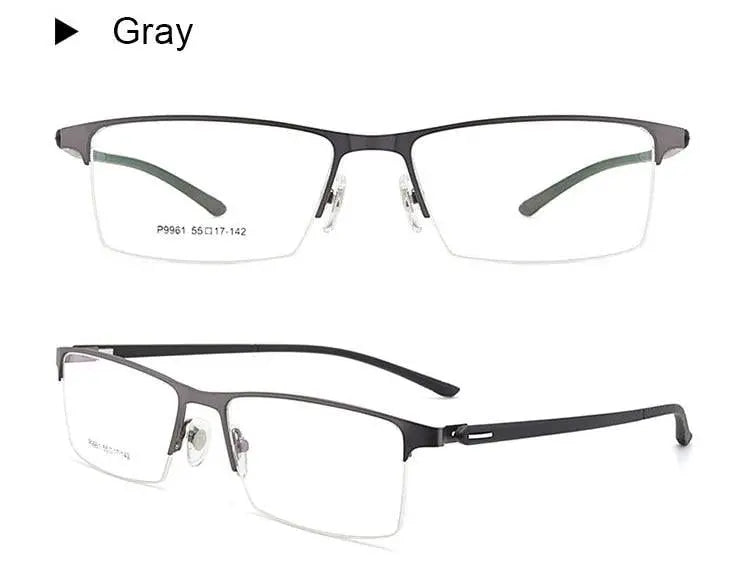 Men's Full Rim Alloy Prescription Glasses P9960 — view 21 | Rx Spectacle