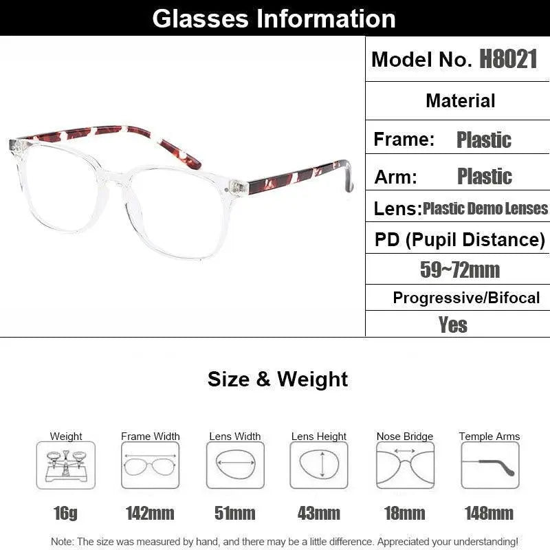 Women's Full Rim Plastic Prescription Glasses H8021 — view 2 | Rx Spectacle