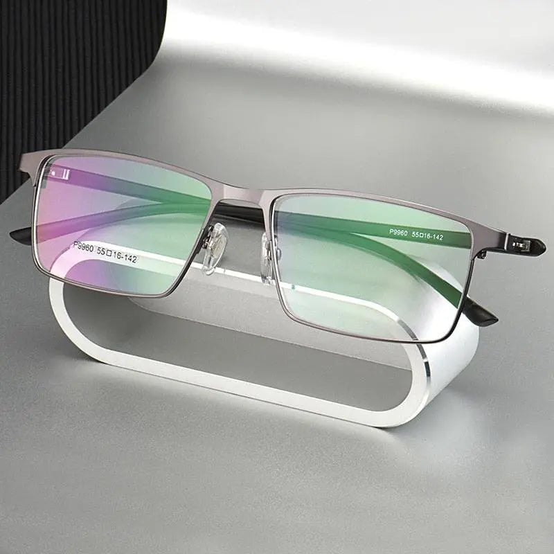 Men's Full Rim Alloy Prescription Glasses P9960 — view 1 | Rx Spectacle