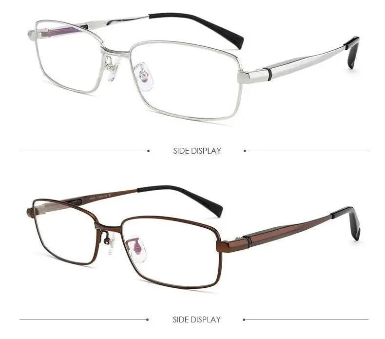 Men's Full Rim Titanium Reading Glasses 81133 — view 22 | Rx Spectacle