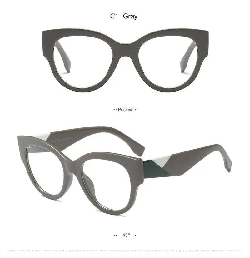 Women's Cat Eye Full Rim Acetate Prescription Glasses 92161 — view 15 | Rx Spectacle