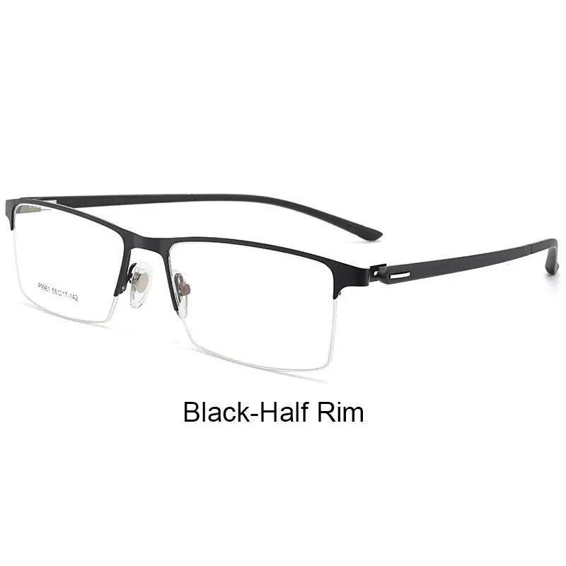 Men's Full Rim Alloy Prescription Glasses P9960 — view 4 | Rx Spectacle