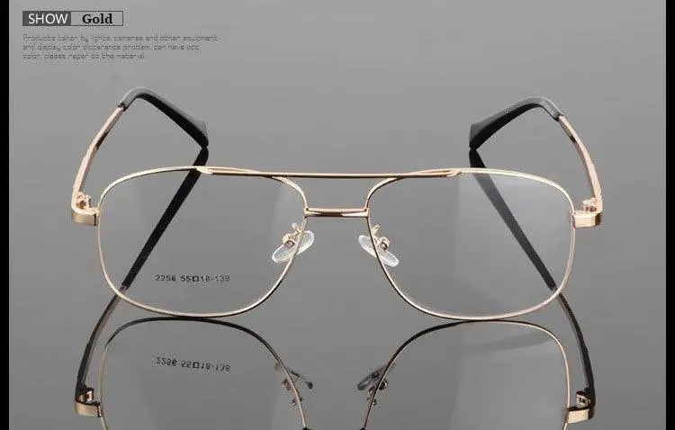 Unisex Round Full Rim Alloy Prescription Glasses 2256 — view 16 | Rx Spectacle