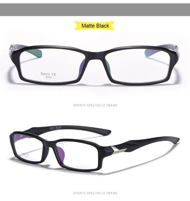 Unisex Full Rim TR90 Sports Glasses 6059 — view 12 | Rx Spectacle