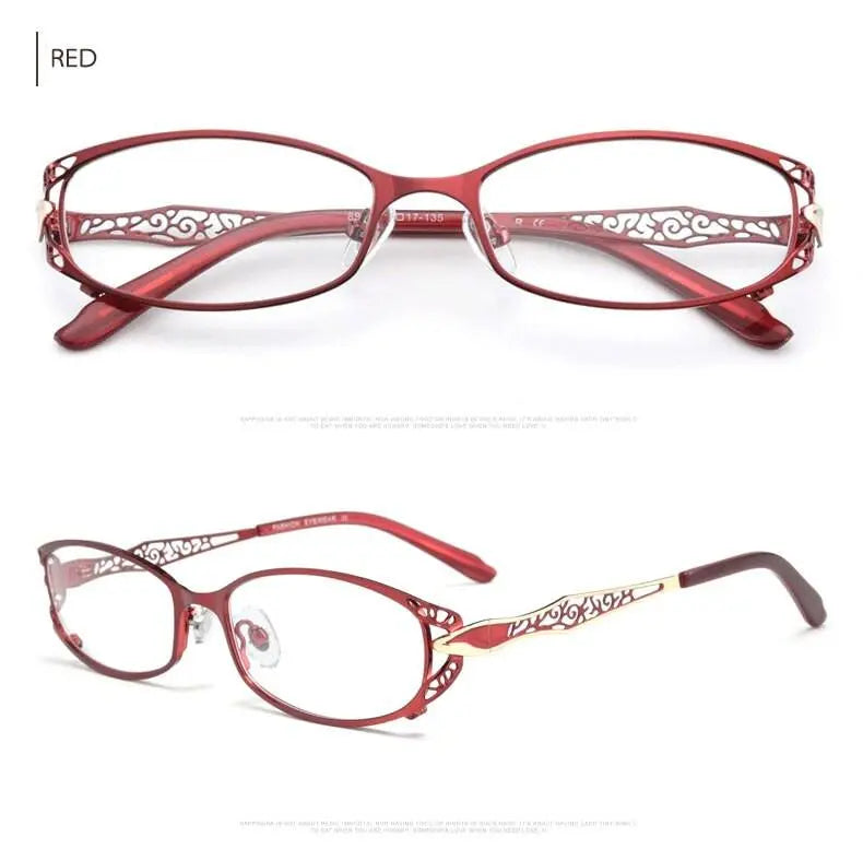 Unisex Rectangular Full Rim Alloy Reading Glasses 8982 — view 15 | Rx Spectacle