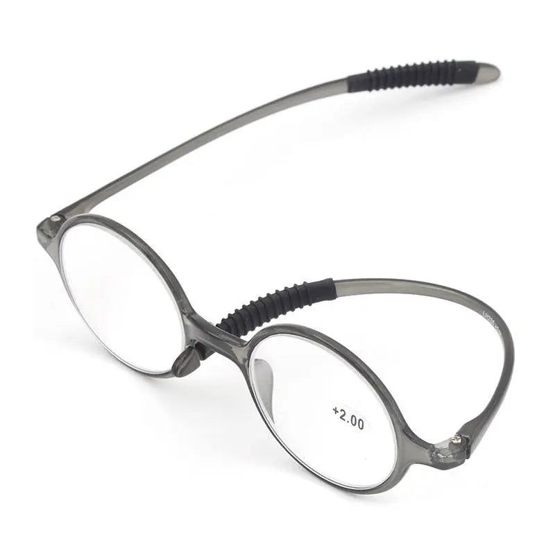 Unisex Round Full Rim TR90 Reading Glasses Lh236 — view 8 | Rx Spectacle