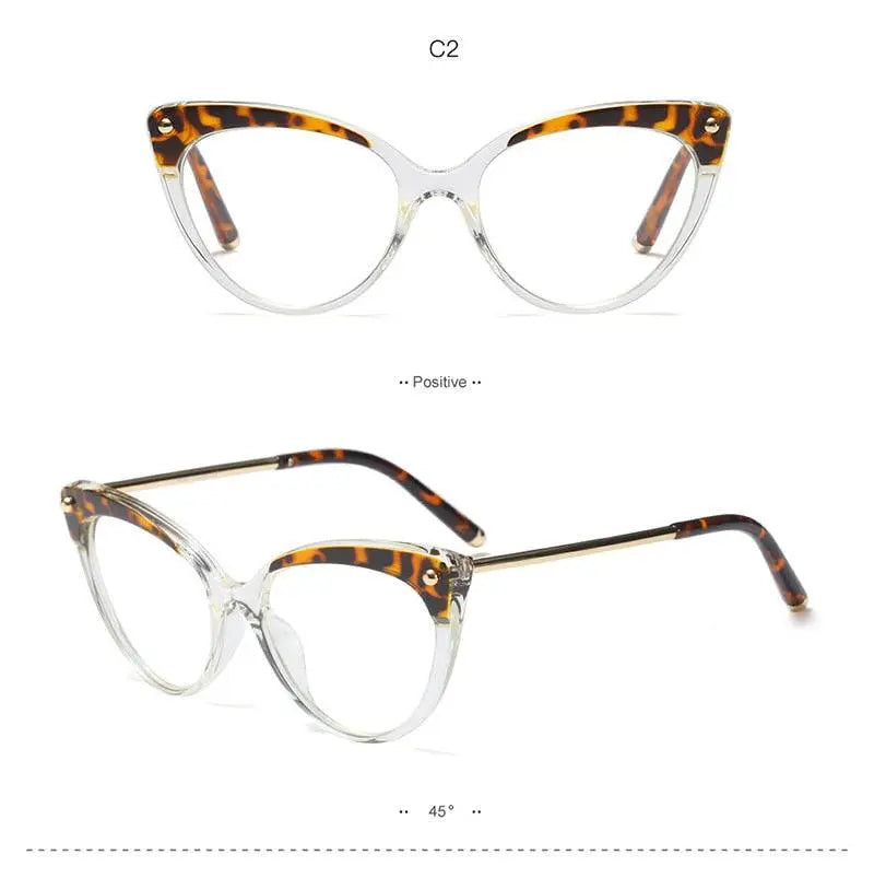 Women's Cat Eye Full Rim Acetate Prescription Glasses 93308 — view 14 | Rx Spectacle