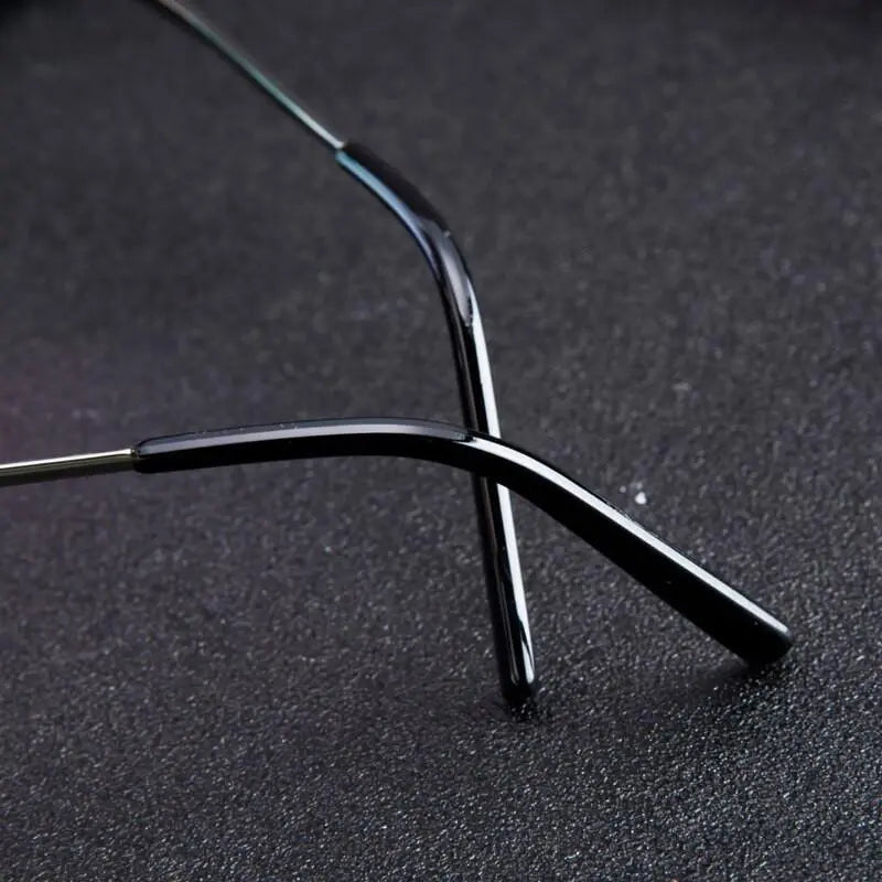 Unisex Round Full Rim Alloy Reading Glasses 618 — view 4 | Rx Spectacle