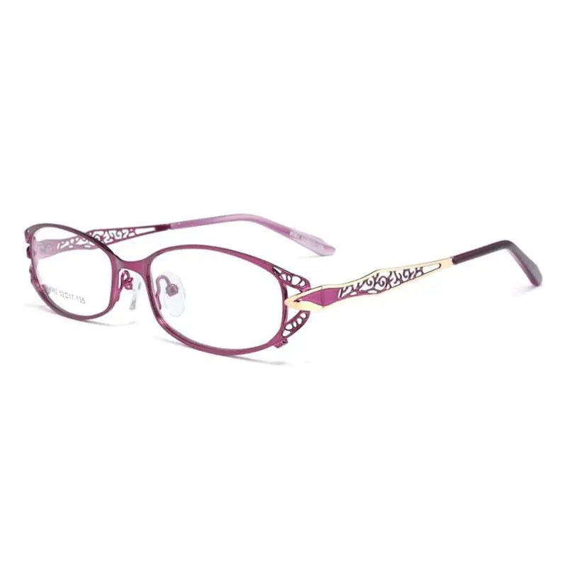 Women's Full Rim Alloy Reading Glasses 99003-8982 — view 4 | Rx Spectacle