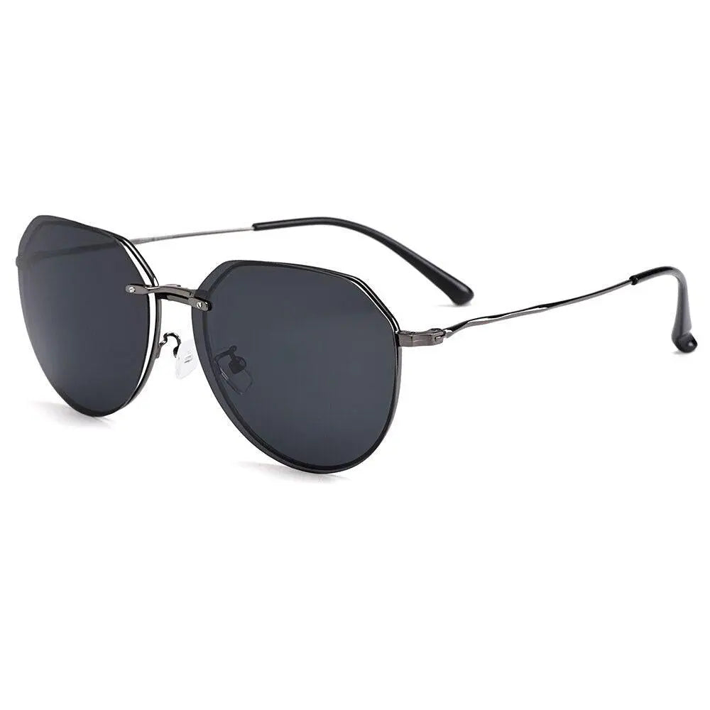 Women's Full Rim Titanium Clip-On Prescription Glasses S9331 — view 3 | Rx Spectacle