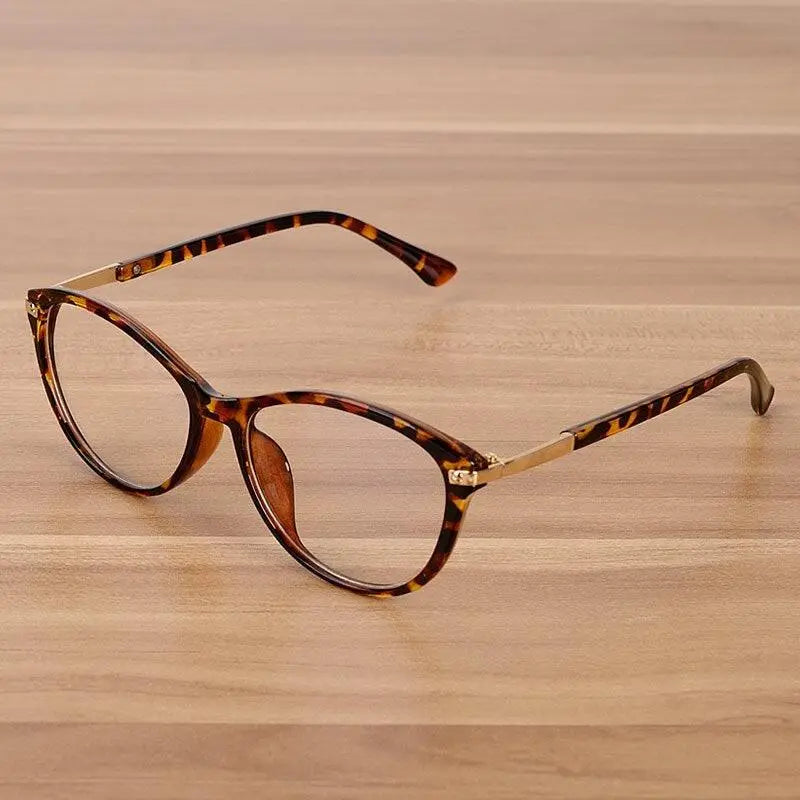Unisex Oval Full Rim Acetate Prescription Glasses C202 — view 3 | Rx Spectacle