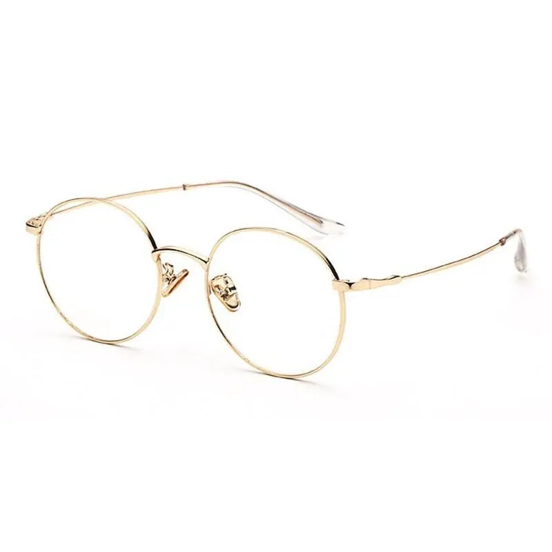 Unisex Round Full Rim Alloy Prescription Glasses 77507 — view 11 | Rx Spectacle